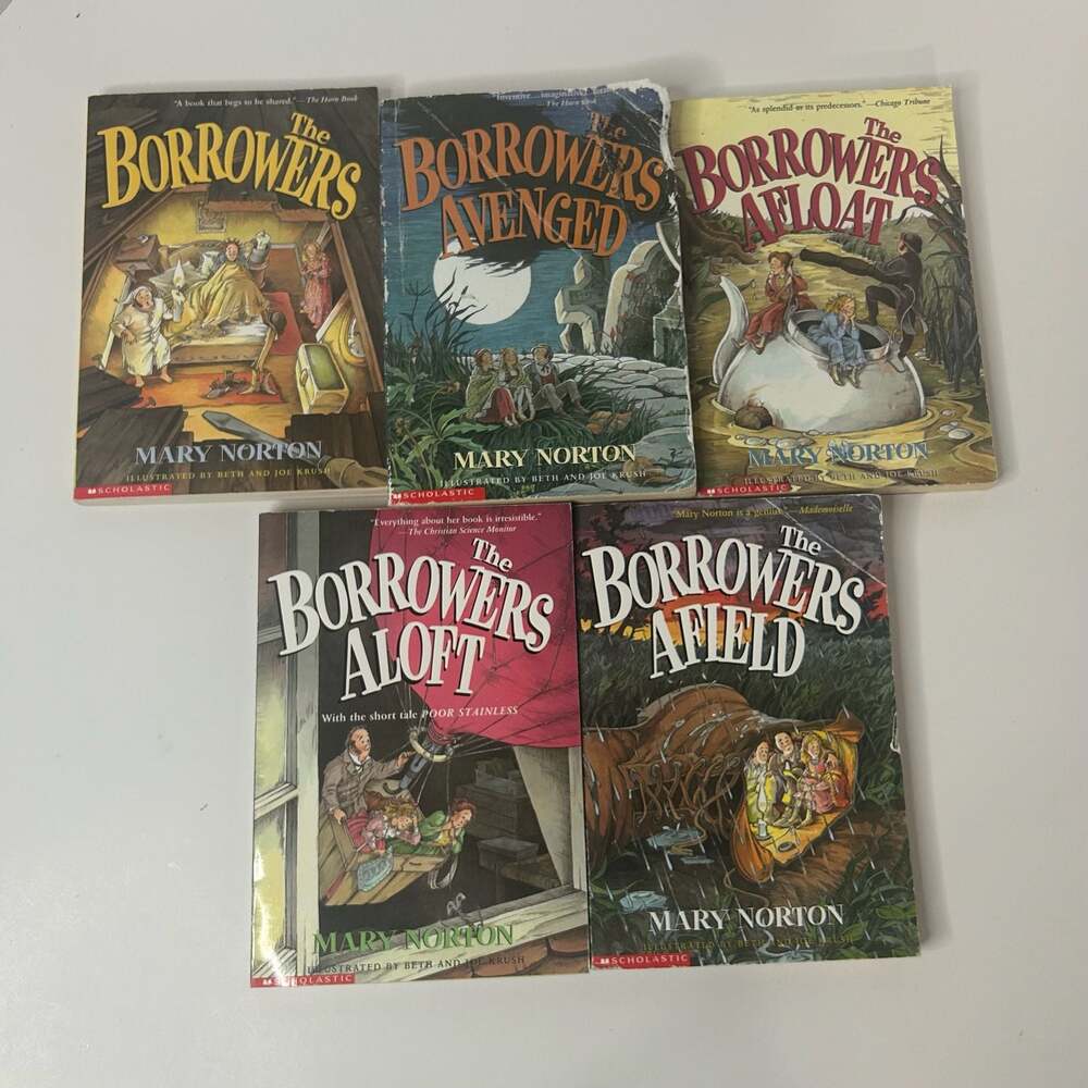 The Borrowers 5-Book Complete Set by Mary Norton